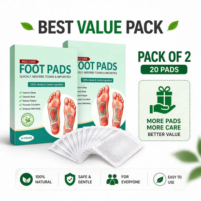 Detox Foot Patches (Pack of 2) 20 Pices